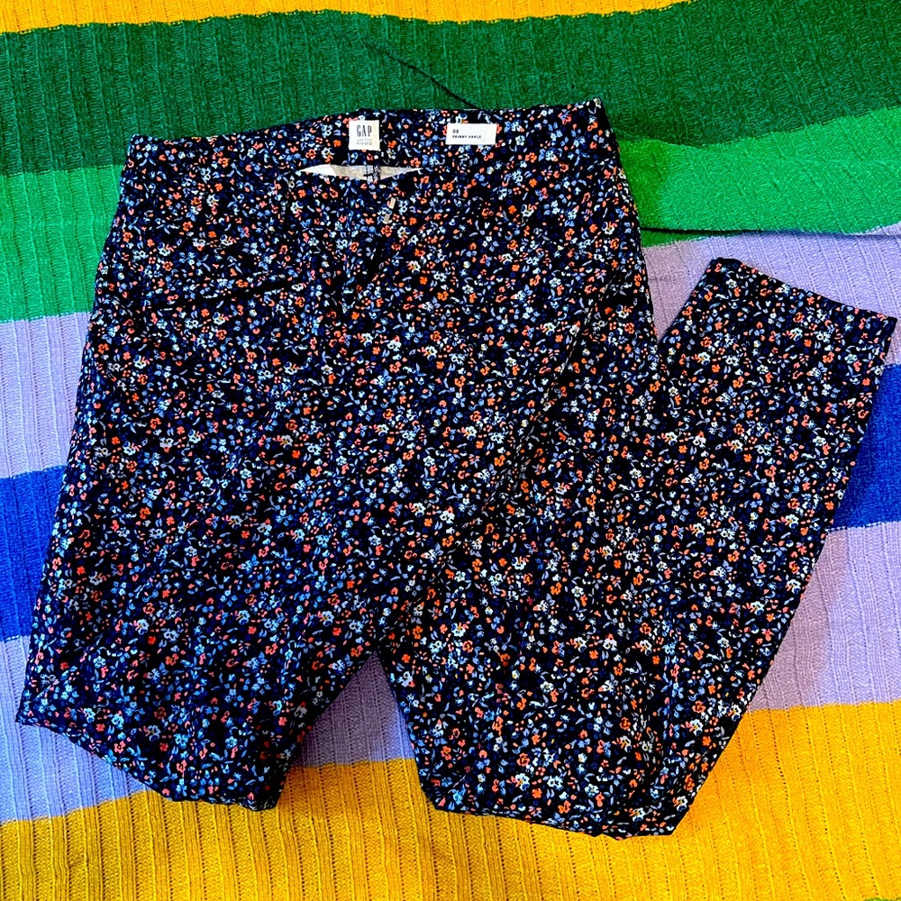 Floral patterned pants